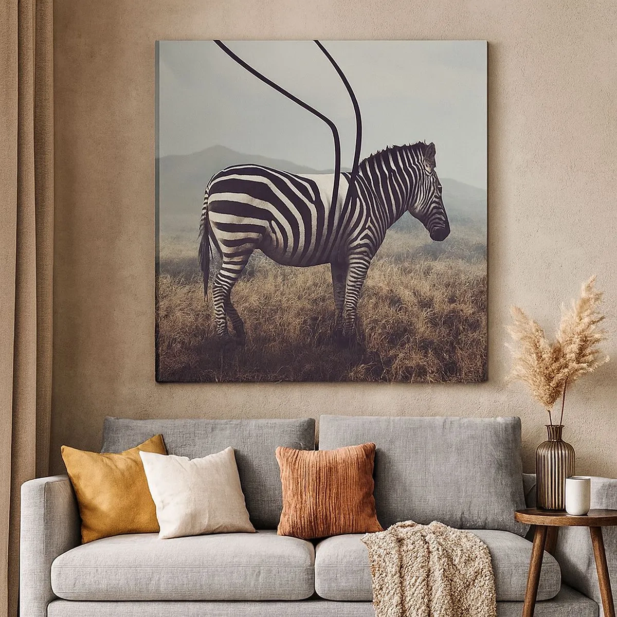 Tablou pe pânză - Atenție! Defecțiune - 30x30 cm