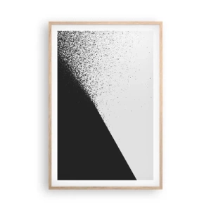 Poster în ramă de stejar deschis - Din ce în ce mai repede, din ce în ce mai mult - 61x91 cm