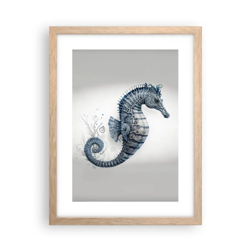 Poster în ramă de stejar deschis - O glumă inocentă a naturii - 30x40 cm