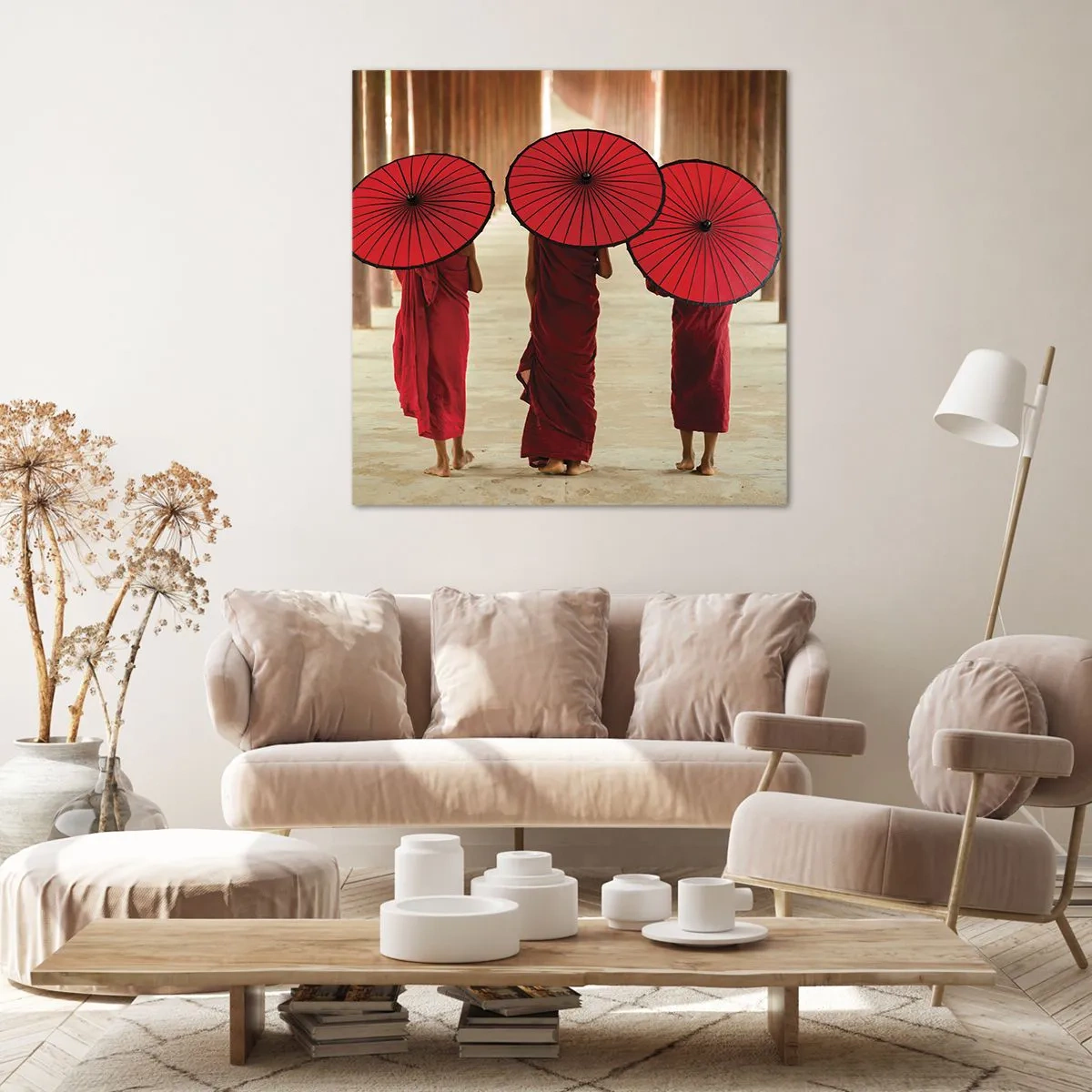 Tablou pe pânză - Pe drumul spre Tărâmul Pur - 40x40 cm