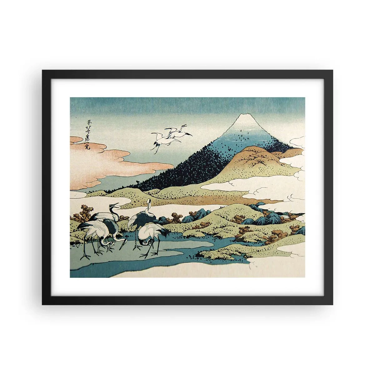 Poster în ramă neagră - În mod japonez - 50x40 cm