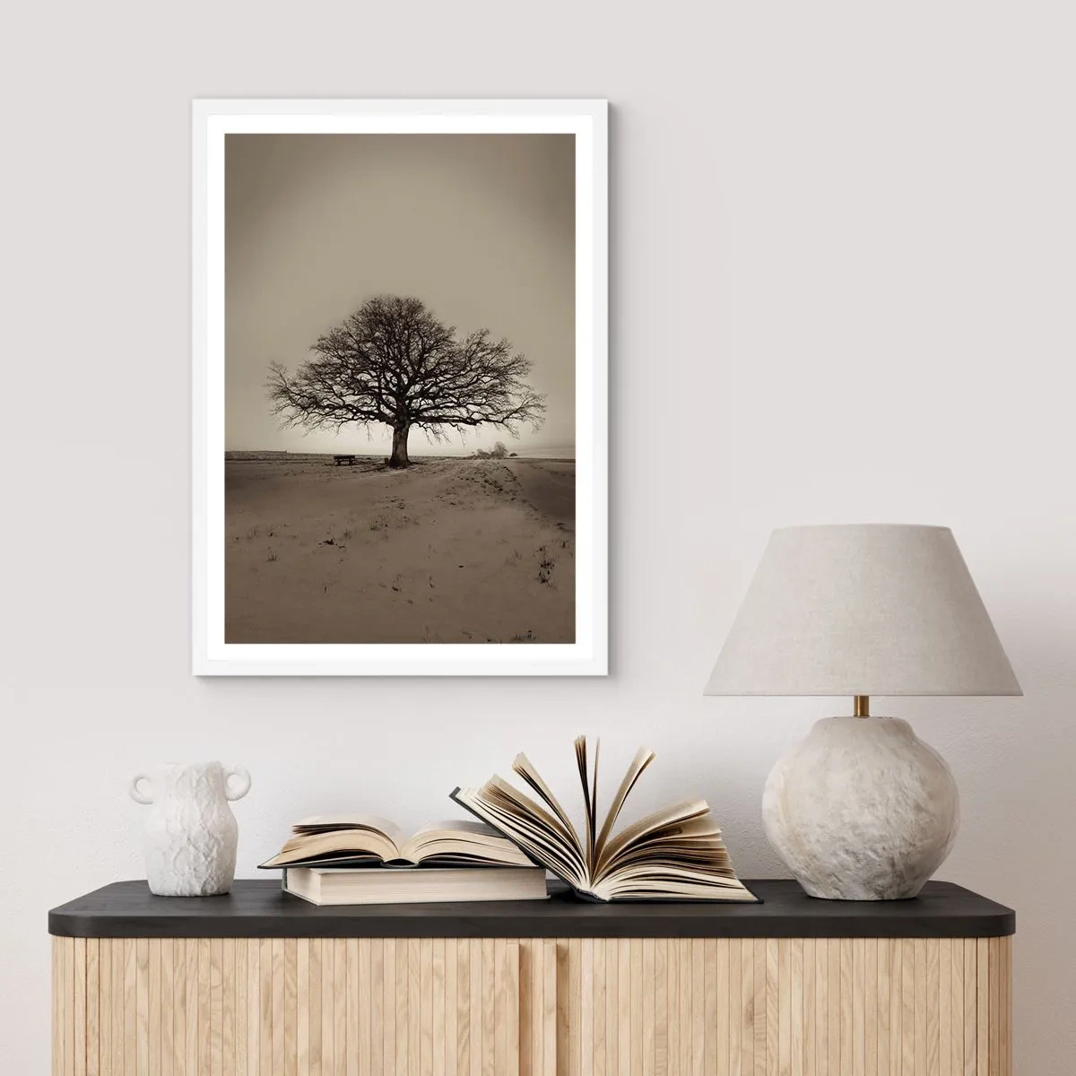 Poster în ramă albă - De aici până în veșnicie - 40x50 cm