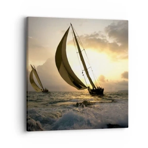 Tablou pe pânză - Vânt în jos și în sus - 40x40 cm