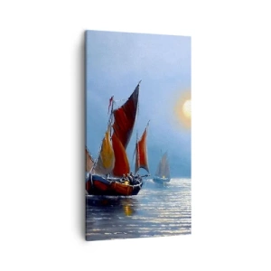Tablou pe pânză - Pescuit de noapte - 45x80 cm