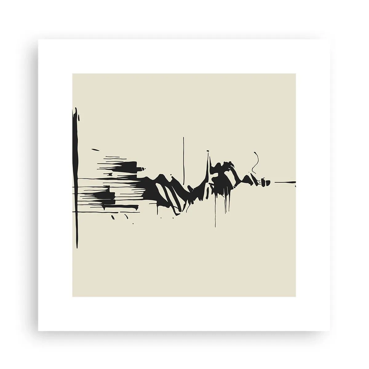Poster - Abstracție pripită - 30x30 cm