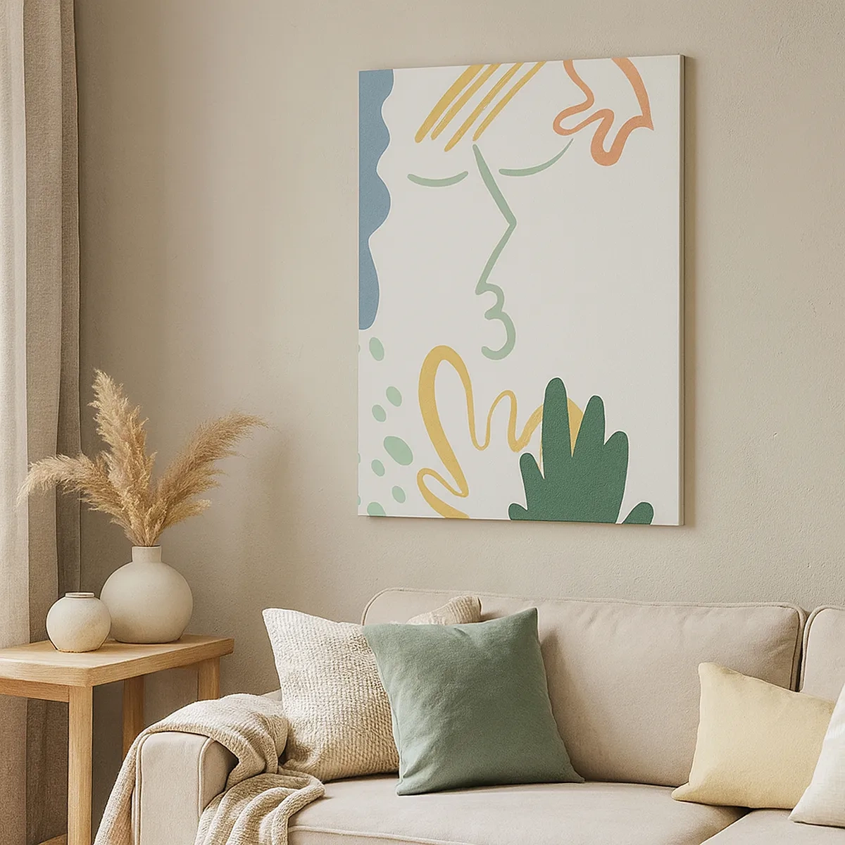 Tablou pe pânză - Sărut de flori - 50x70 cm