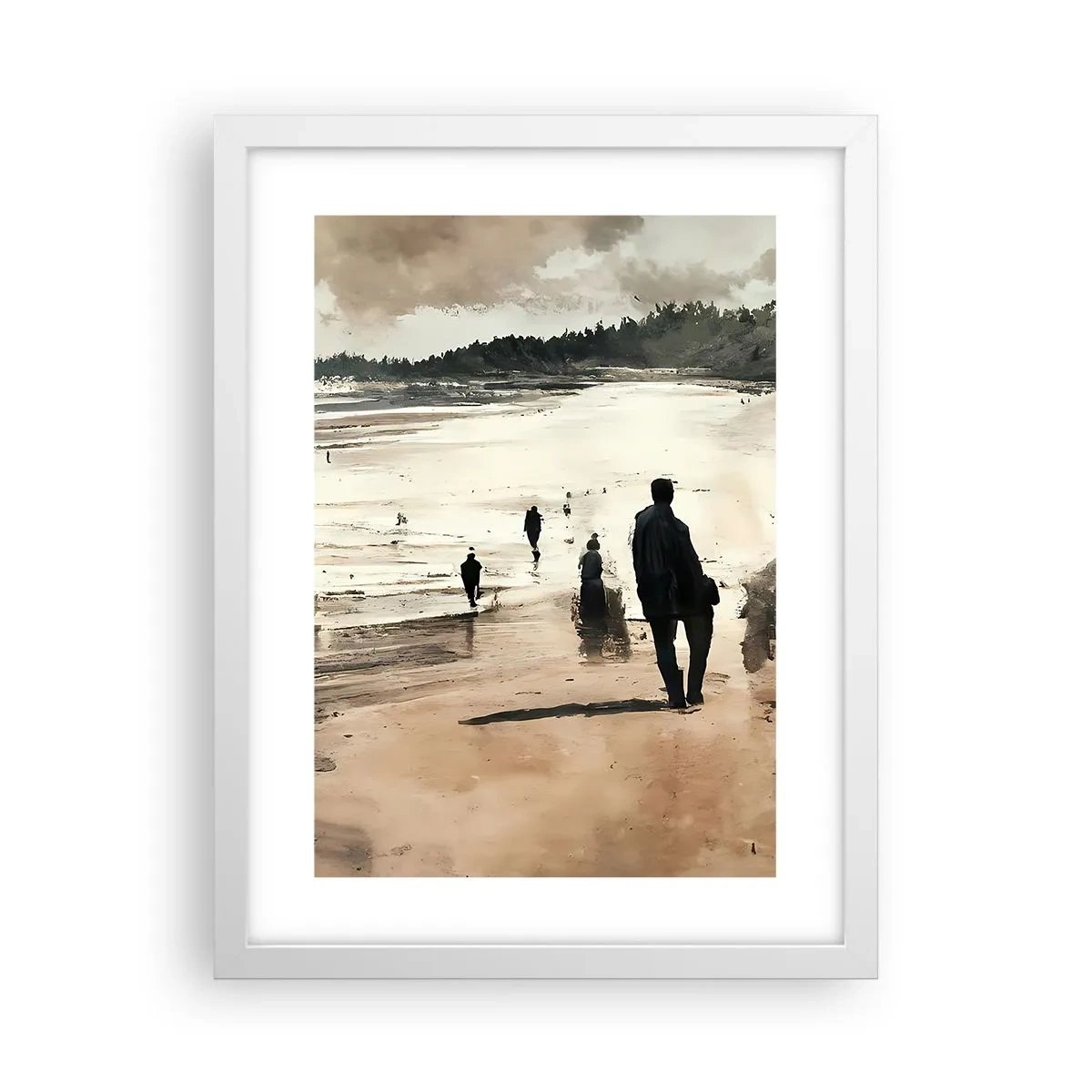 Poster în ramă albă - Reamintiți - 30x40 cm