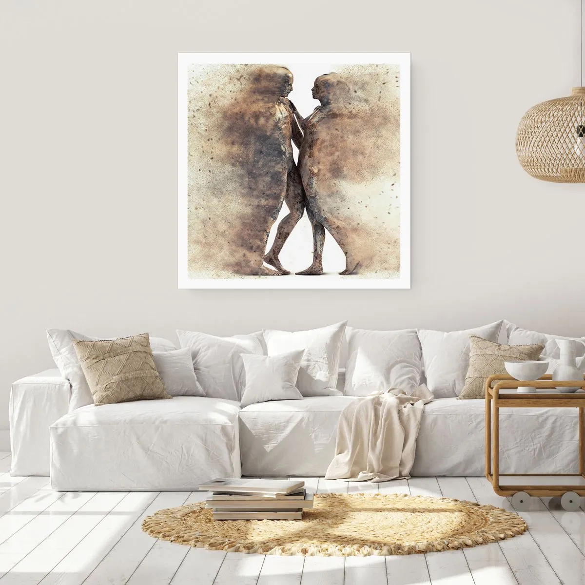 Poster - Din praf s-au ridicat la iubire - 40x40 cm