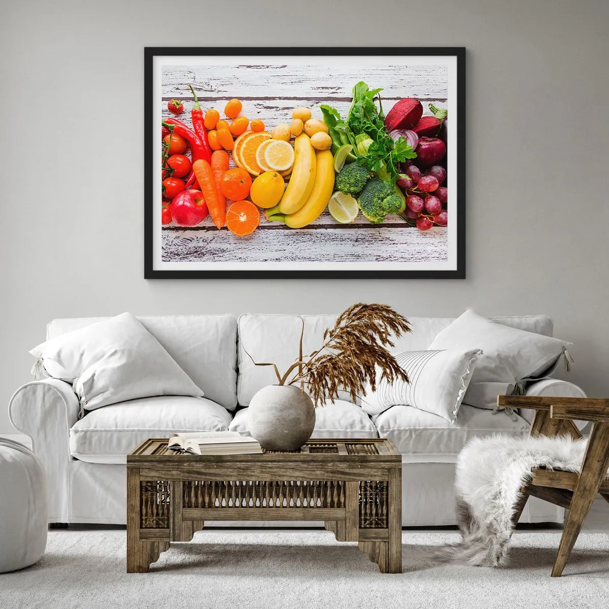 Poster în ramă neagră - Nu este de ajuns? - 70x50 cm