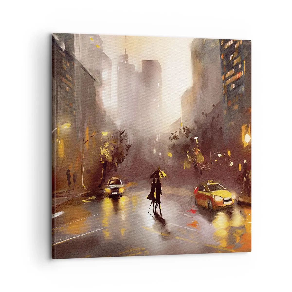 Tablou pe pânză - În luminile New York-ului - 60x60 cm