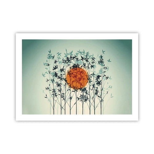 Poster - Soarele japonez - 70x50 cm