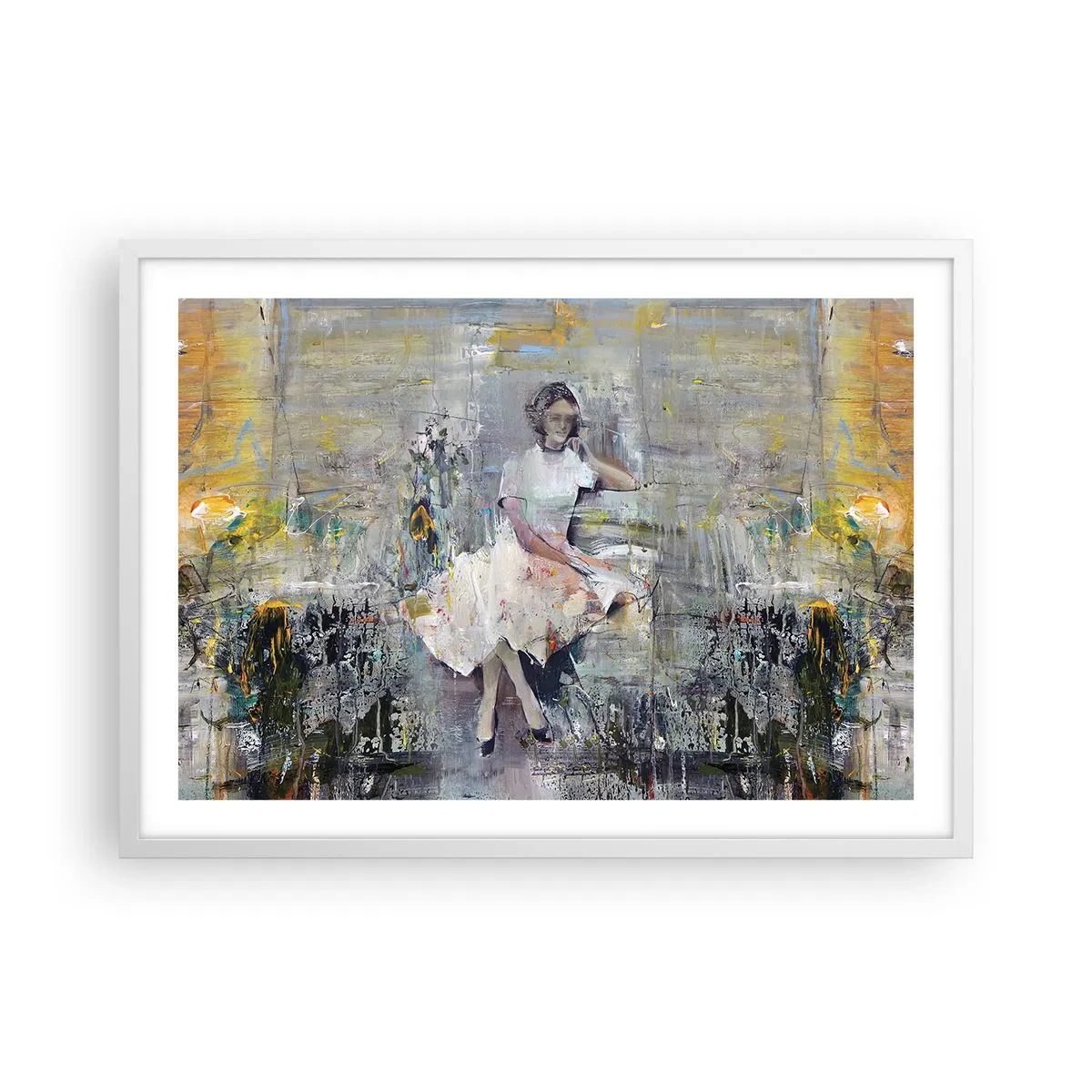 Poster în ramă albă - Clasică și modernă - 70x50 cm