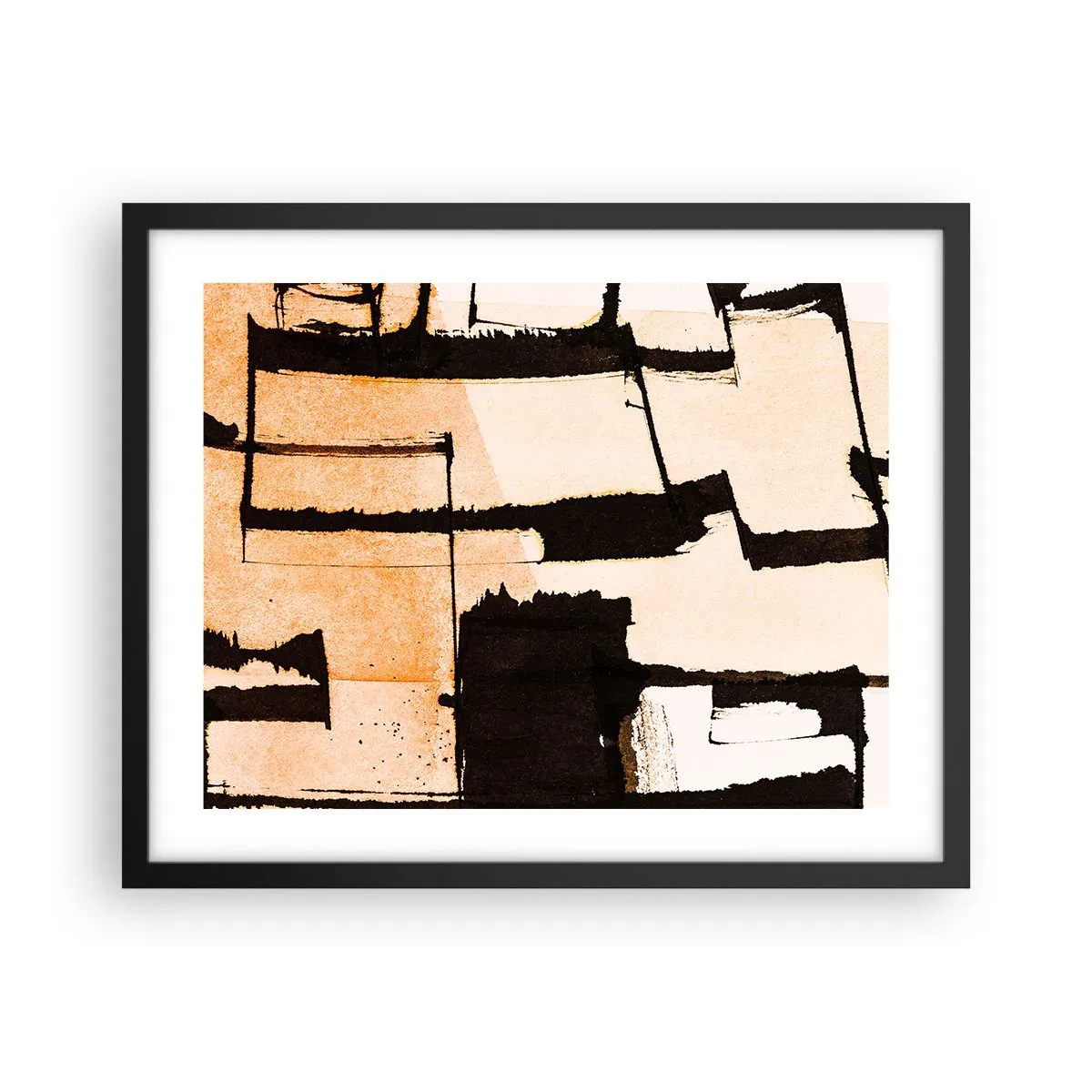 Poster în ramă neagră - Cu toate acestea, ordinea - 50x40 cm