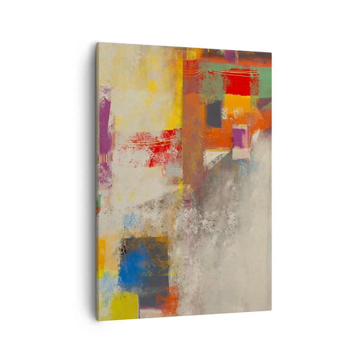 Tablou pe pânză - Geometria culorilor - 50x70 cm