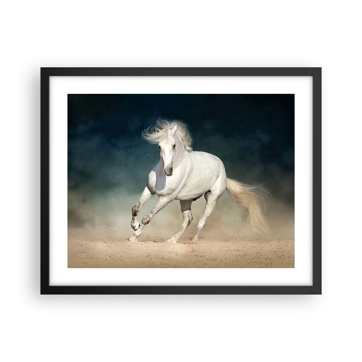 Poster în ramă neagră - Libertate în stare pură - 50x40 cm