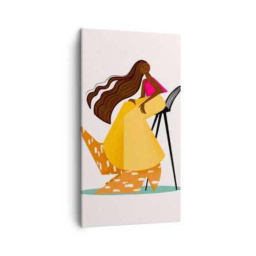 Tablou pe pânză - Moda este distractivă - 45x80 cm