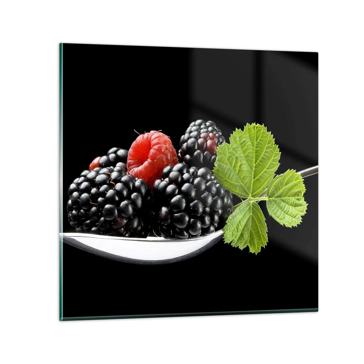 Tablou pe sticlă - Gustul prospețimii - 60x60 cm