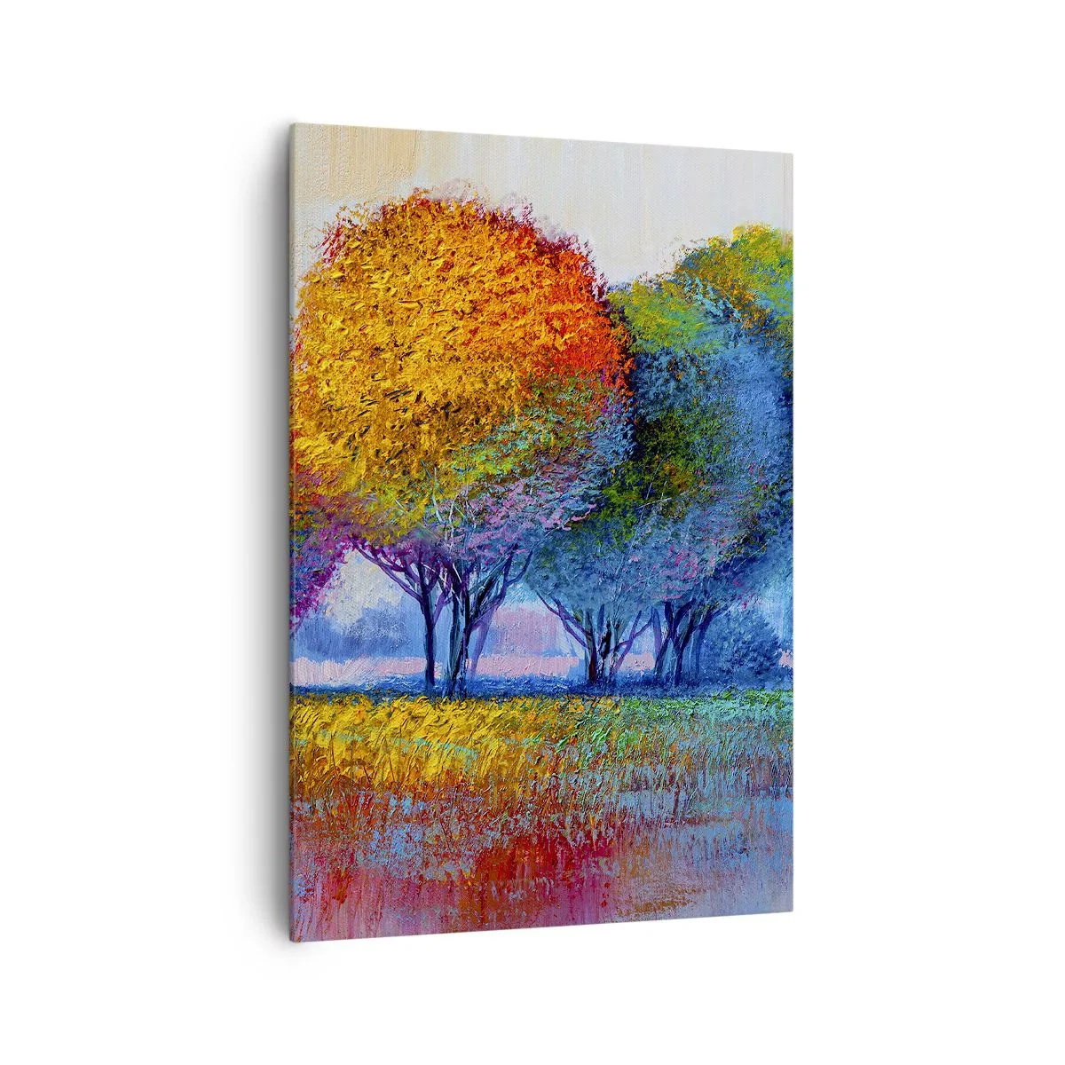 Tablou pe pânză - Coroanele culorilor - 70x100 cm