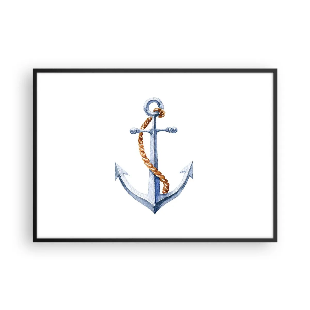 Poster în ramă neagră - Ahoy aventura! - 100x70 cm