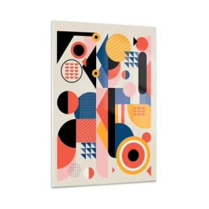 Tablou pe sticlă - Compoziție: joacă-te - 50x70 cm