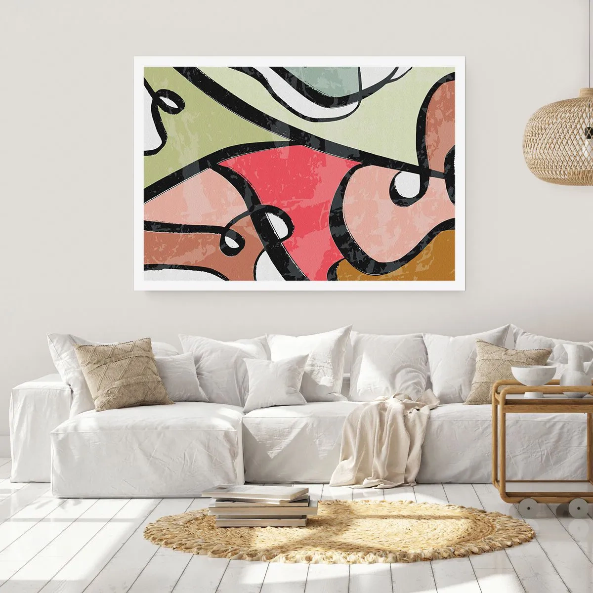 Poster - Piruetă printre culori - 91x61 cm