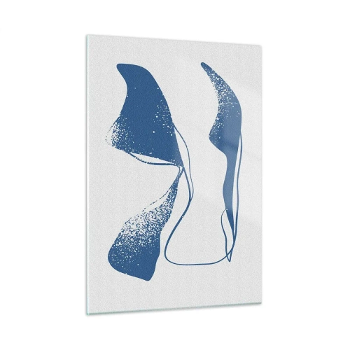 Tablou pe sticlă - Abstracție înaripată - 50x70 cm