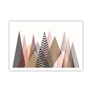 Poster - Construcție piramidală - 91x61 cm