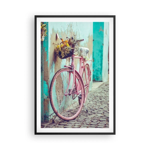 Poster în ramă neagră - Mă întorc imediat - 61x91 cm