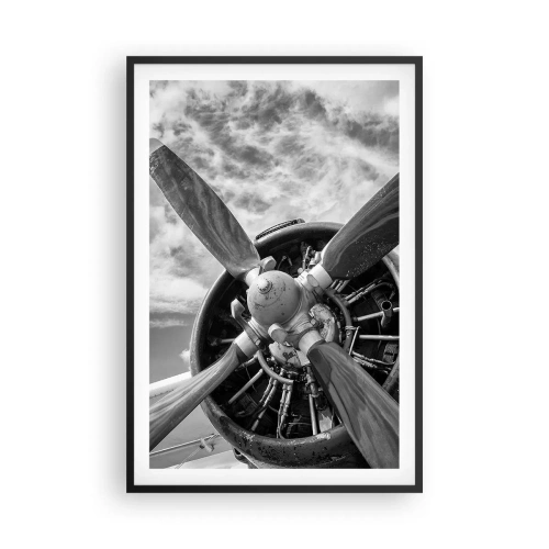 Poster în ramă neagră - Cuceritorul cerului - 61x91 cm