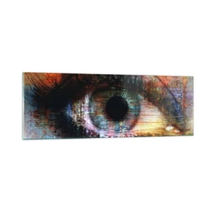 Tablou pe sticlă - Poți privi în suflet - 90x30 cm