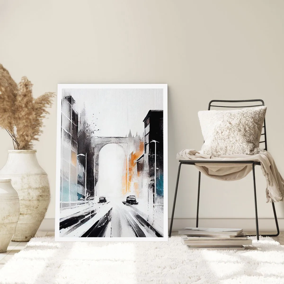 Poster - Studiu de oraș: arhitectură și mișcare - 30x40 cm