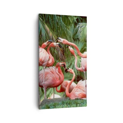 Tablou pe pânză - Bârfa de după-amiază - 45x80 cm