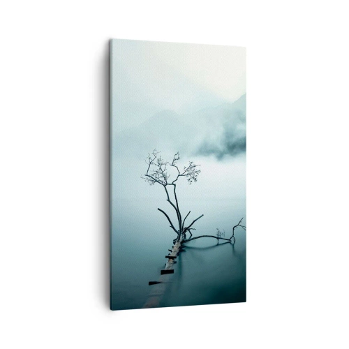 Tablou pe pânză - Din apă și ceață - 45x80 cm