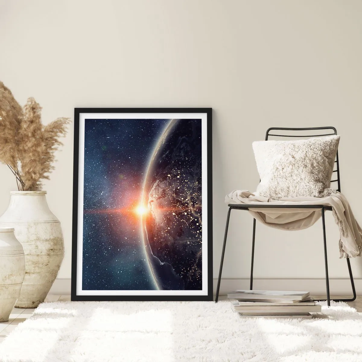 Poster în ramă neagră - Într-o nouă perspectivă - 61x91 cm