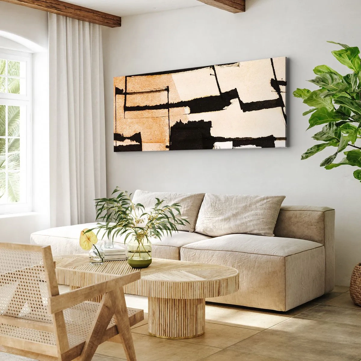 Tablou pe pânză - Cu toate acestea, ordinea - 120x50 cm