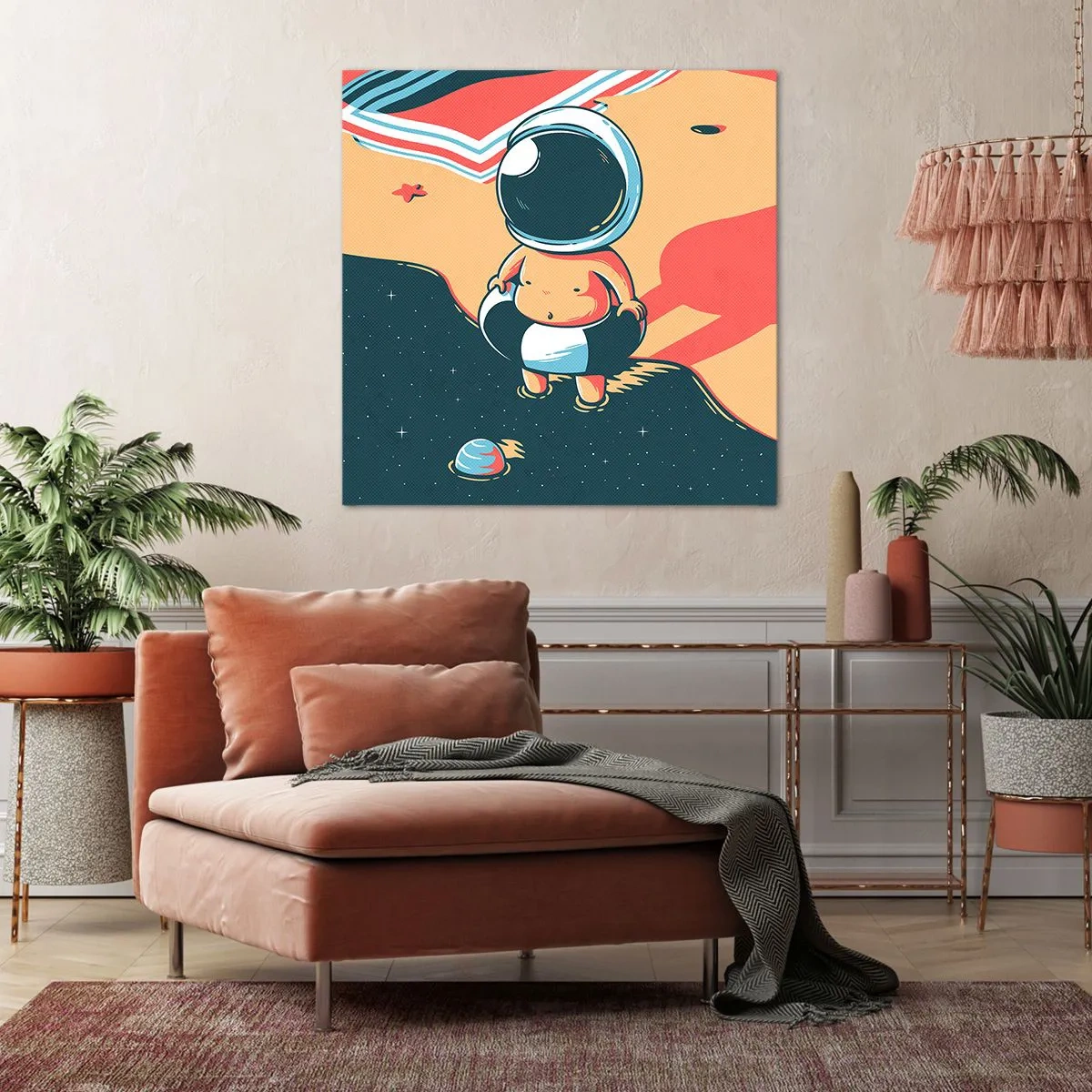 Tablou pe pânză - Dintr-o perspectivă diferită - 70x70 cm