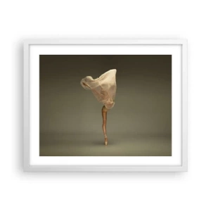 Poster în ramă albă - Pe cale să zboare - 50x40 cm