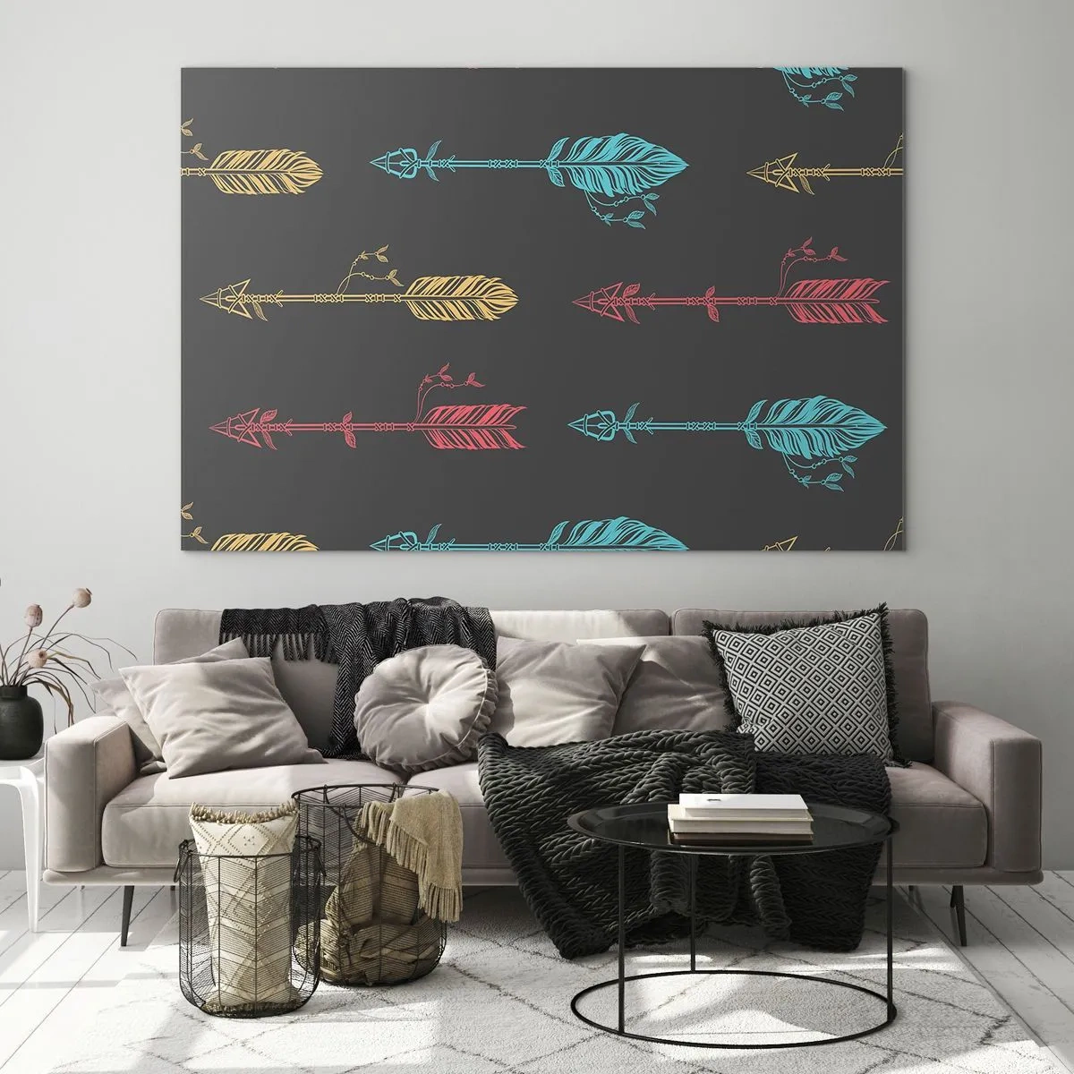 Tablou pe sticlă - În ordine - 120x80 cm