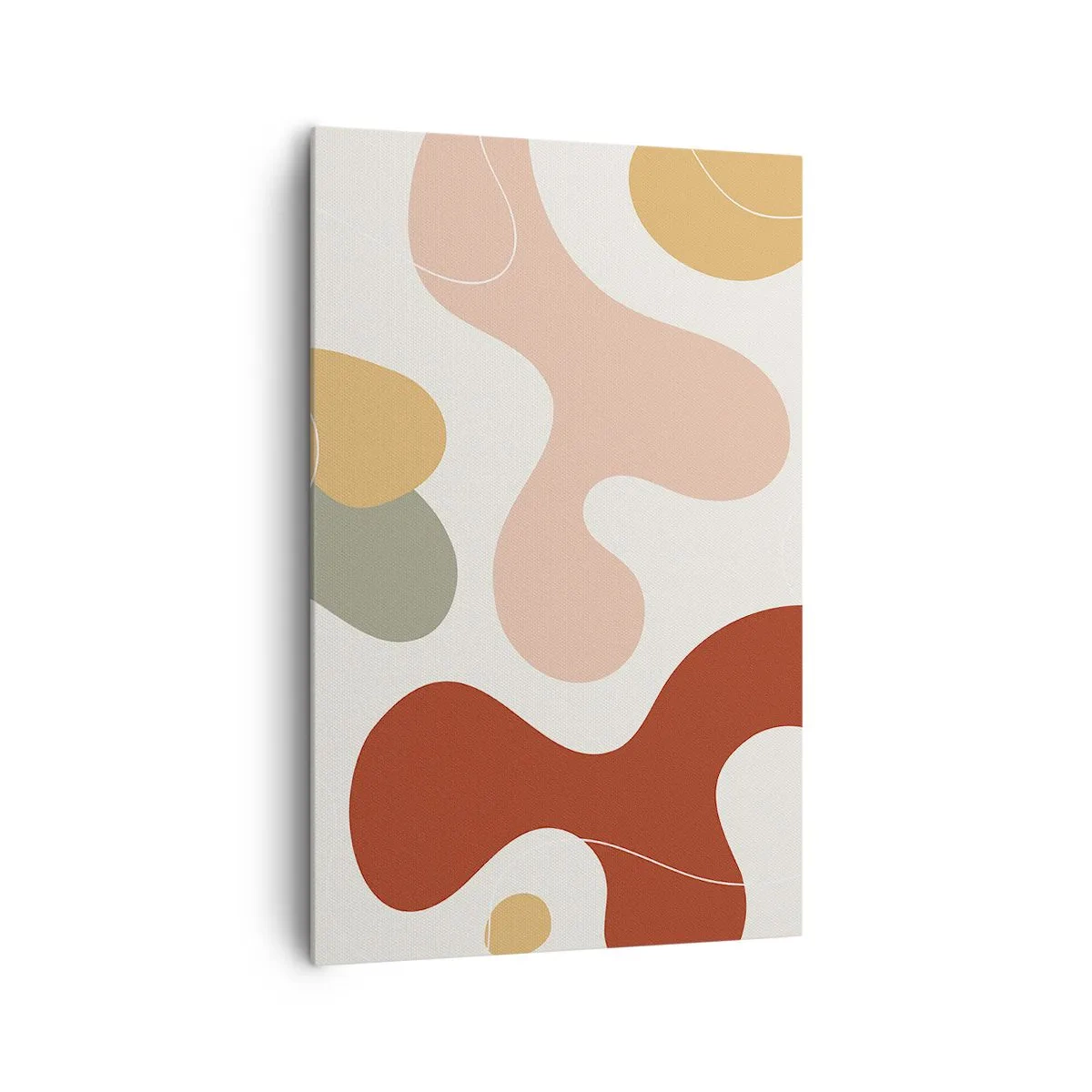 Tablou pe pânză - Pete colorate? - 80x120 cm