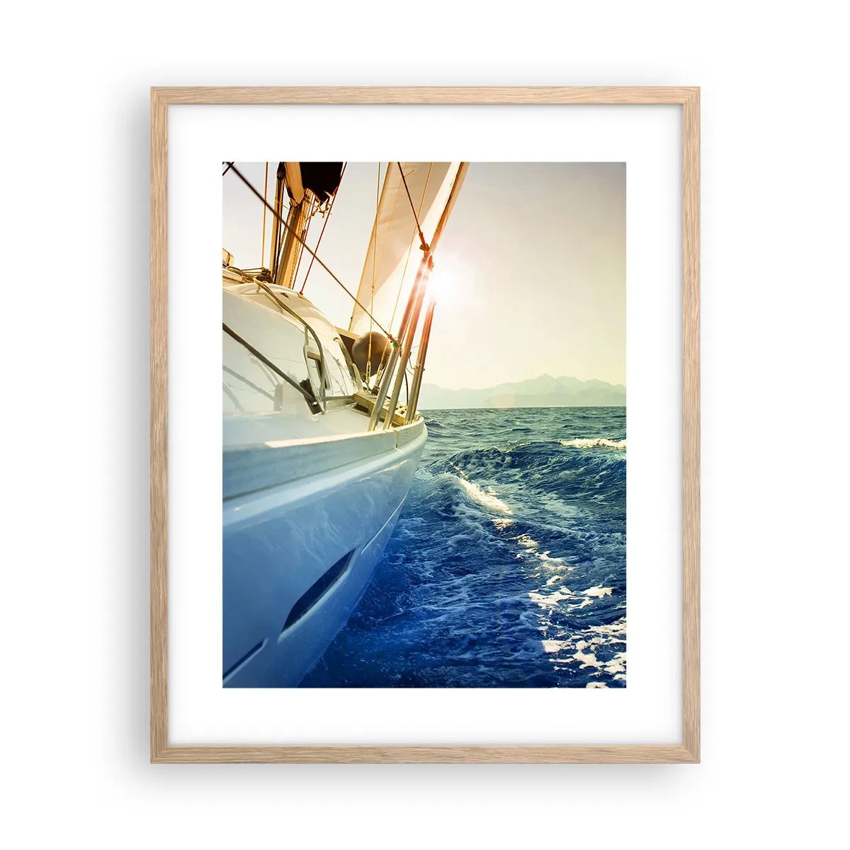 Poster în ramă de stejar deschis - După aventură - 40x50 cm