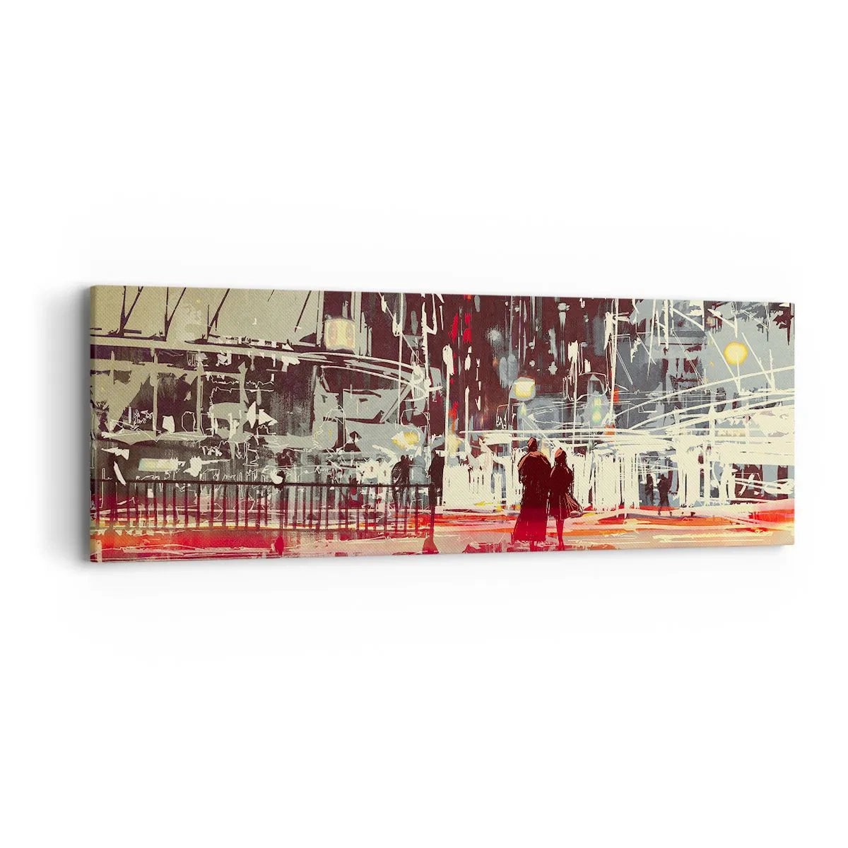 Tablou pe pânză - O trecere metropolitană - 90x30 cm