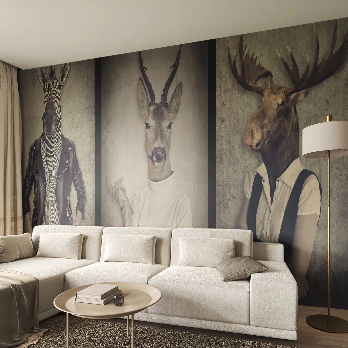 Tapet Standard Eco - Lăsați gesturile să vorbească - Abstracția, Fantezie, Coaste - 400x280 cm