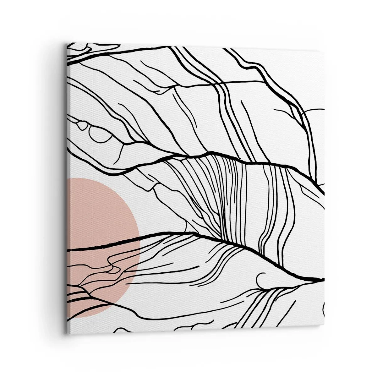 Tablou pe pânză - Într-o rețea de crengi - 60x60 cm