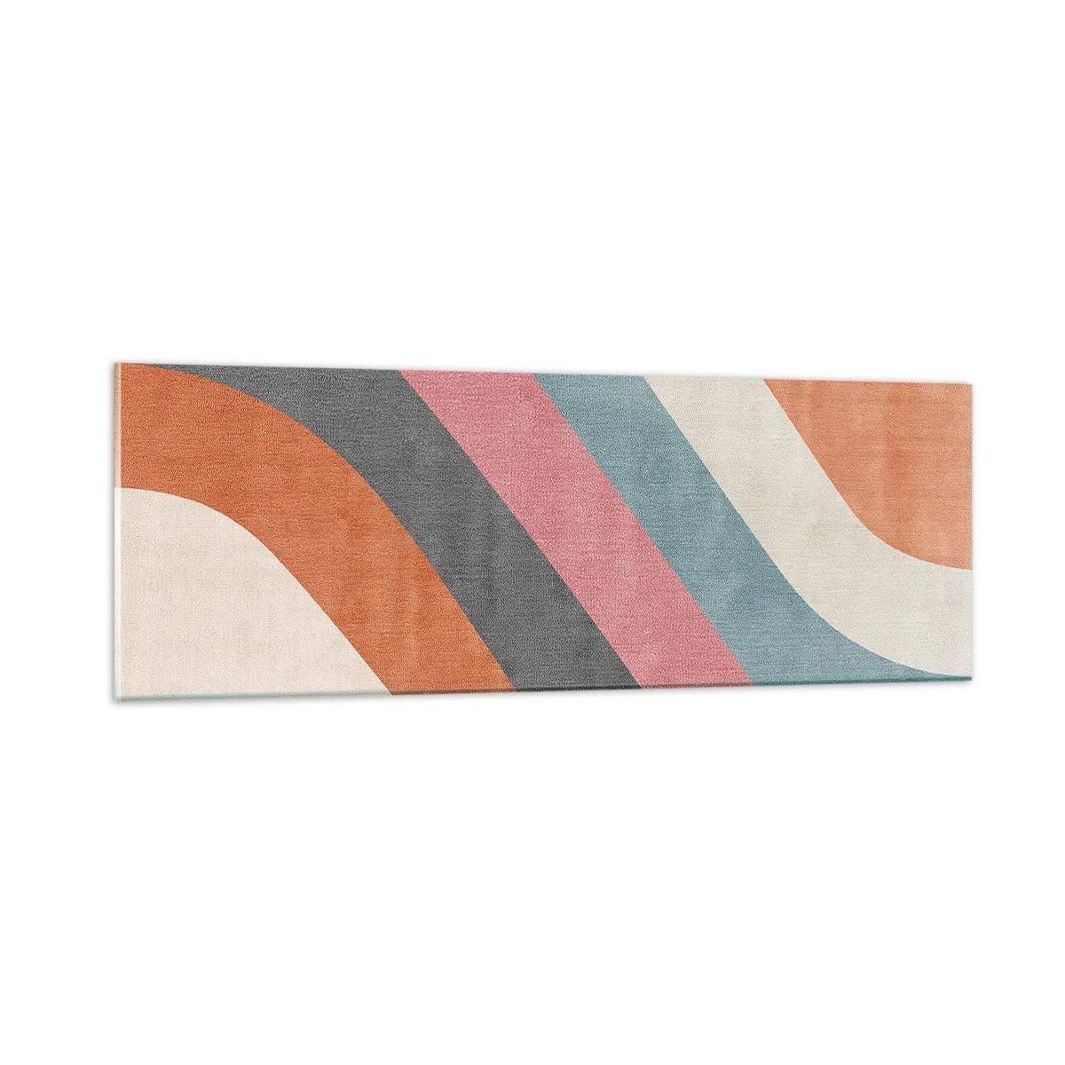 Tablou pe sticlă - Compoziție diagonală - mișcare - 90x30 cm