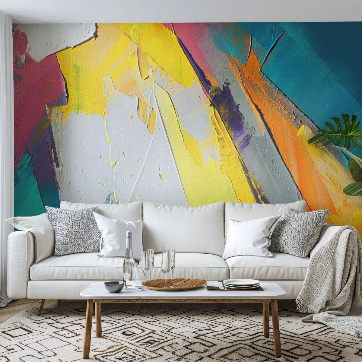 Tapet Premium Sand - Anatomia luminii - Abstracția, Bucată, 3D - 350x256 cm
