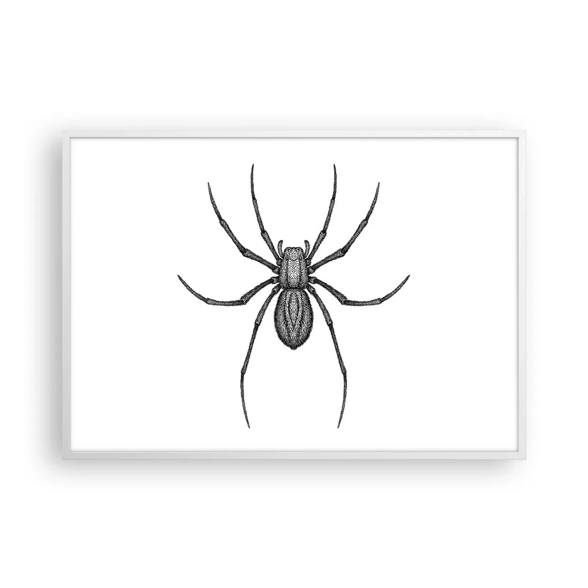 Poster în ramă albă - Precizie tulburătoare - 100x70 cm