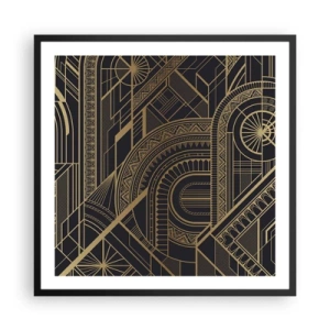 Poster în ramă neagră - Concepte, idei, planuri - 60x60 cm