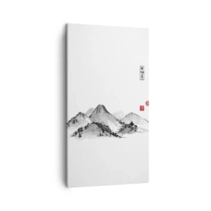 Tablou pe pânză - Dincolo de dealuri - 45x80 cm