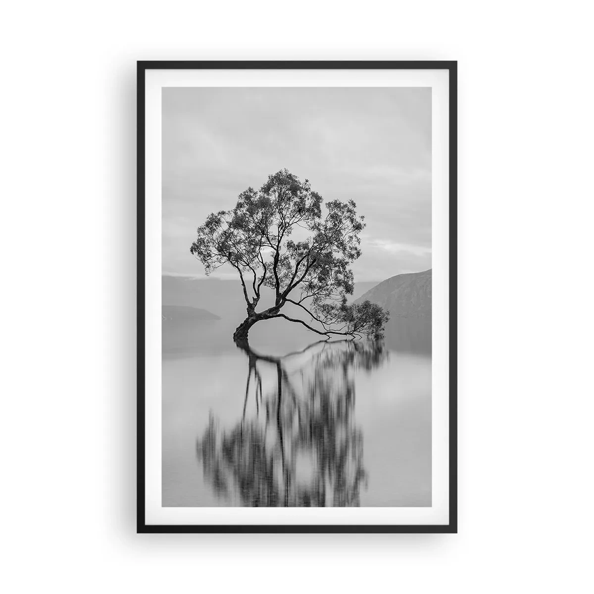 Poster în ramă neagră - Există o țară - 61x91 cm