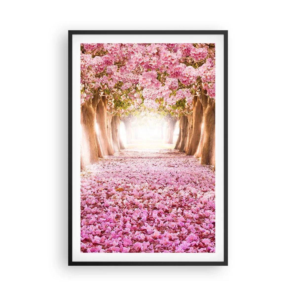 Poster în ramă neagră - Drumul spre paradis - 61x91 cm